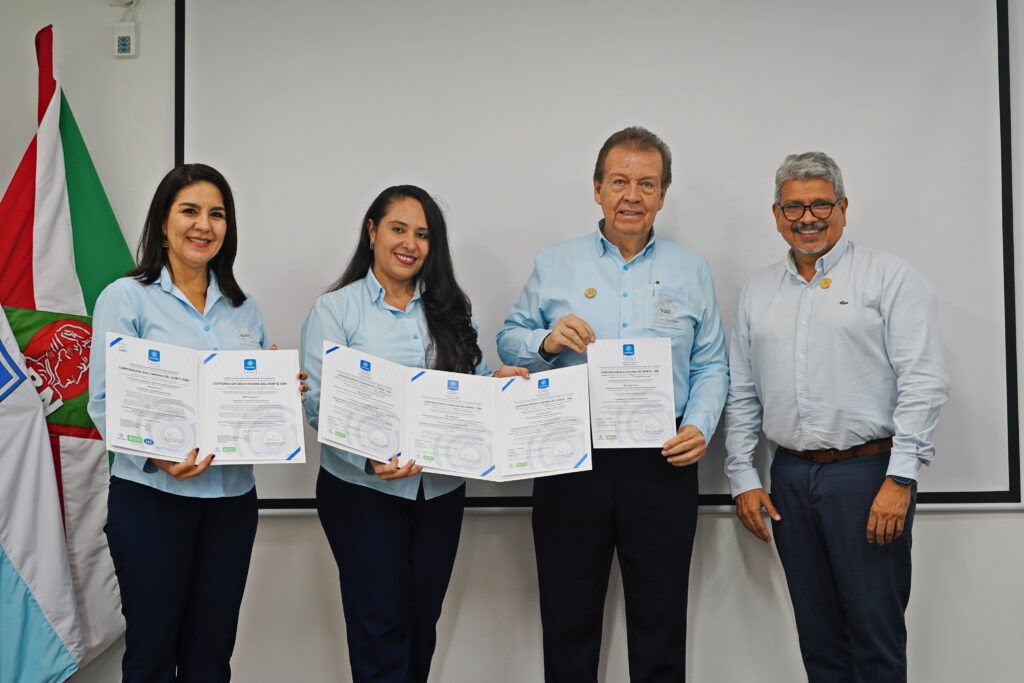 Entrega de certificación ICONTEC y normas ISO en la CBN