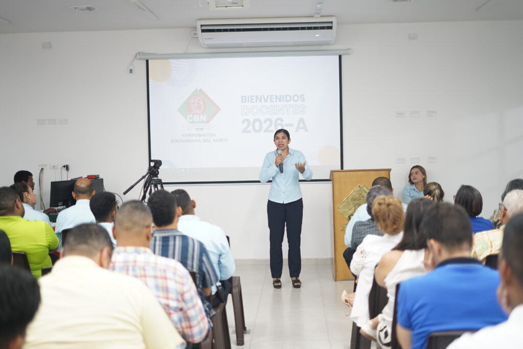 Dra. Seraira Manjarrés liderando espacio en reunión docente CBN